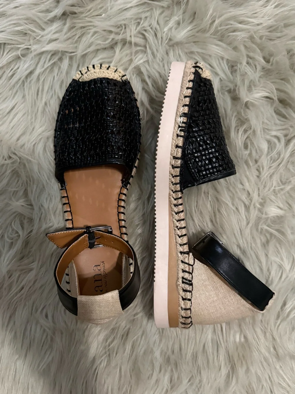 a.n.a woven black